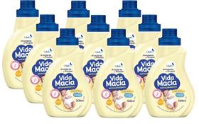 9 Amaciante Diluido Vida Macia Glicerina e Camomlla 500ml