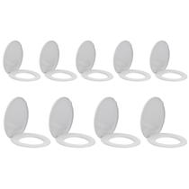 9 Assentos Sanitário Oval Branco Almofadado Tigre 26910510