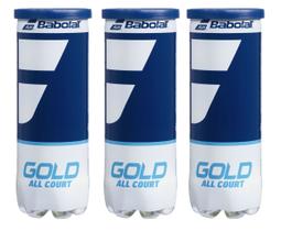 9 Bolas de Tênis Babolat Gold All Court - 3 Tubos