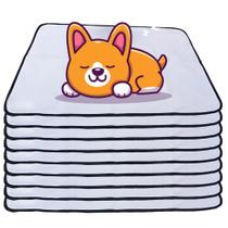 9 Caminhas para Cães e Gatos Dobrável 200 Lavagens 100x70 Branco com Borda Preta Antipulgas Quality 9 Caminhas para Cães e Gatos Dobrável 200 Lavagens 100x70 Branco com Borda Preta Antipulgas Quality