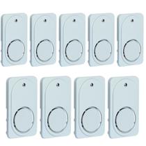 9 Campainhas Embutir Tipo Timbre 220v Com Placa 4x2 Pial