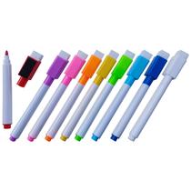 9 Canetas Giz Líquido Colorida para Quadro Preto com Apagador e Imã 9 Canetas Giz Líquido Colorida para Quadro Preto com Apagador e Imã