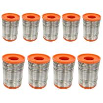 9 Carretel Estanho P/ Solda Fluxo Ra 0,5mm 250g Cobix