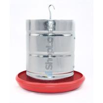 9 Comedouro Tubolar para Aves Frangos Pintinhos Galinhas 5kg 9 Comedouro Tubolar para Aves Frangos Pintinhos Galinhas 5kg