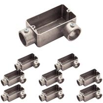 9 Condulete Alumínio LL 3/4 Sieg S/placa S/rosca 9 Condulete Alumínio LL 3/4 Sieg S/placa S/rosca