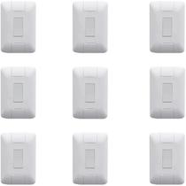 9 Conjunto Aria 4x2 1 Pulsador Campainha Vertical Tramontina