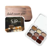 9 Cores Sólida Unha Gel Polonês Paleta Descascável Uv Led Salão De Beleza Gel Unha Arte Verniz