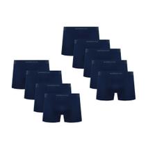 9 Cuecas Boxer Original Selene Masculina Confortável Infantil Juvenil Básica Em Microfibra Sem Costura