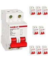 9 Disjuntor 2 Polos 32 Amperes Curva C Ourolux