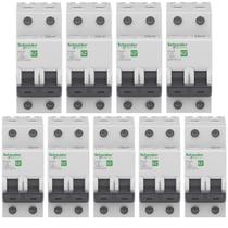 9 Disjuntores Termomagnético Mini Tipo C 20a 3ka Bip