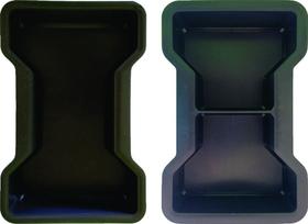 9 Forma De Piso Paver Bloquete Ossinho + 1 Meio Ossinho 6cm