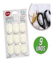 9 Ganchos Adesivo Suporte Parede Super Aderencia Resistente 9 Ganchos Adesivo Suporte Parede Super Aderencia Resistente