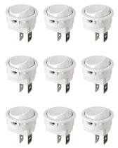 9 Interruptor Tecla MarGirius 16123 Unipolar 15A Branco 9 Interruptor Tecla MarGirius 16123 Unipolar 15A Branco