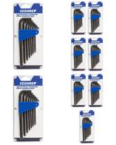 9 Jogo De Chave Hexagonal Longa 3/32 A 3/8 Gedore 8 Peças