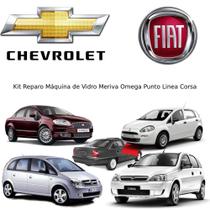 9 Kit Reparo Maquina de Vidro Meriva Omega Punto Linea Corsa 9 Kit Reparo Maquina de Vidro Meriva Omega Punto Linea Corsa