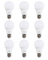 9 Lâmpada LED Bulbo 9w Superled Ouro Biv 6500k Ourolux