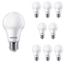 9 Lâmpadas Led Bulbo 9w 4000k Philips Neutro A60 806Lm