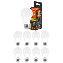 9 Lâmpadas Led Bulbo Dimerizável 8,5w 127v 3000k E27 Branco Quente 9 Lâmpadas Led Bulbo Dimerizável 8,5w 127v 3000k E27 Branco Quente