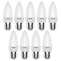 9 Lâmpadas Led Vela Fosca 2700k 260lm E27 Ledvance 7019477