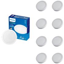 9 Luminárias Plafon Led 12w Philips Embutir 6500k Bivolt