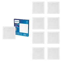 9 Luminárias Plafon Led 18w Philips 6500k 1300lm Bivolt