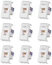 9 Módulo Tomada Informática Margirius RJ45 CAT 6 Sleek