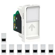 9 Módulo Tomada Rj45 8 Fios Upt Cat5e Schneider Linha Orion S70540004