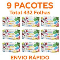 9 Pacotes Toalhas / Lenços Umedecidos Turminha da Bagunça 48 Folhas (Total 432 Folhas)