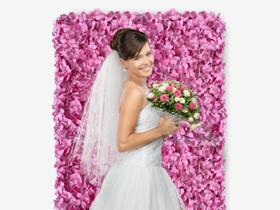 9 Painéis de Flores Artificiais 60x40cm Fundo Decorativo para Casamento e Eventos 9 Painéis de Flores Artificiais 60x40cm Fundo Decorativo para Casamento e Eventos