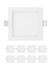 9 Painel Led Quadrado Embutir 12w 6500k 127/220v 9 Painel Led Quadrado Embutir 12w 6500k 127/220v