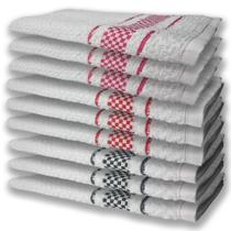 9 Panos de Prato Atoalhado Felpudo Premium PR+VM+RS 9 Panos de Prato Atoalhado Felpudo Premium PR+VM+RS