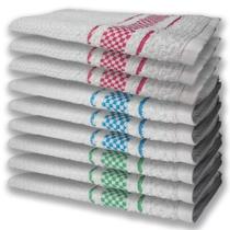 9 Panos De Prato Atoalhado Felpudo Premium Vd+az+rs 9 Panos De Prato Atoalhado Felpudo Premium Vd+az+rs