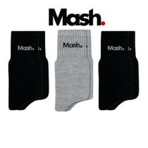 9 Pares De Meias Mash Masculina Cano Medio Em Cotton Algodão