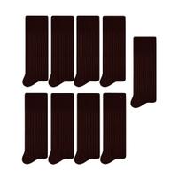 9 Pares De Meias Selene Social 100% Algodão Tecido Canelado Cano Longo Masculina 9 Pares De Meias Selene Social 100% Algodão Tecido Canelado Cano Longo Masculina