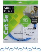 9 Patch Cord U/utp Furukawa Sohoplus Cat5e Cmx 1.5m Azul-Claro 9 Patch Cord U/utp Furukawa Sohoplus Cat5e Cmx 1.5m Azul-Claro