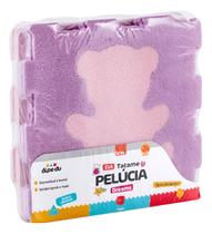 9 Peça Eva Tatame 30x30cm Pelúcia Espuma Puzzle Rosa Urso 9 Peça Eva Tatame 30x30cm Pelúcia Espuma Puzzle Rosa Urso