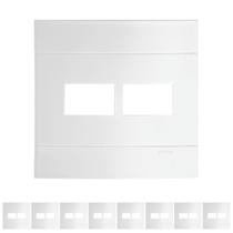 9 Placa Espelho Schneider 2 Teclas 4x4 Modelo Prm44421 Branco Polar 9 Placa Espelho Schneider 2 Teclas 4x4 Modelo Prm44421 Branco Polar