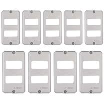 9 Placas De Alumínio Polido Para Condulete 3/4 Tramontina 9 Placas De Alumínio Polido Para Condulete 3/4 Tramontina
