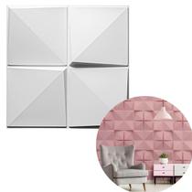 9 Placas Revestimento 3D Decorativo 50cmx 50cm Kit TV Cubos