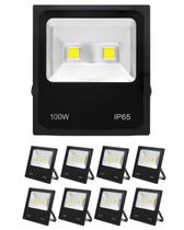 9 Refletor Led Alumínio Rgb 100w Preto 9 Refletor Led Alumínio Rgb 100w Preto