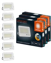 9 refletor led fl.compact 50w 3000k 4000k 5000k 5000lm