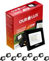 9 Refletor Ourolux Slim 10w Bivolt Ip65 Cor Da Luz 6500k 9 Refletor Ourolux Slim 10w Bivolt Ip65 Cor Da Luz 6500k