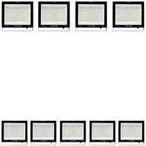9 Refletores Holofote Led 150w Bivolt 6500k Ip65 Volter