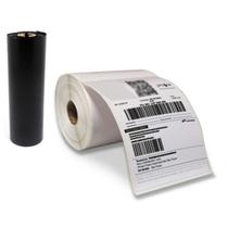 9 Rolos Etiqueta Argox Os214 Plus 10x15 Cm + 4 Ribbon 110x74 - Branco 9 Rolos Etiqueta Argox Os214 Plus 10x15 Cm + 4 Ribbon 110x74 - Branco