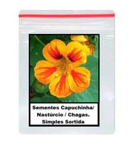 9 Sementes Capuchinha/ Nastúrcio / Chagas. Simples Sortida
