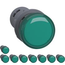 9 Sinaleiro 22mm Led Verde 110vca - Xa2evf3lc Schneider 9 Sinaleiro 22mm Led Verde 110vca - Xa2evf3lc Schneider