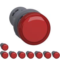 9 Sinaleiro 22mm Led Vermelho 24v - Xa2evb4lc Schneider 9 Sinaleiro 22mm Led Vermelho 24v - Xa2evb4lc Schneider