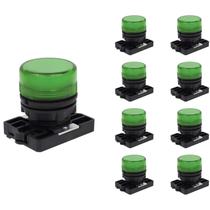 9 Sinaleiro LED Steck Luminoso Verde 12V - 380V SLLSL2 9 Sinaleiro LED Steck Luminoso Verde 12V - 380V SLLSL2