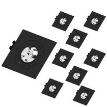 9 Spot AR70 Quadrado Preto com Base GU10 Save Energy 9 Spot AR70 Quadrado Preto com Base GU10 Save Energy