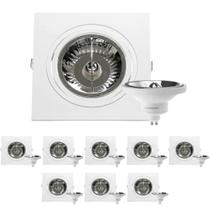 9 Spot Embutir Plana AR111 + Lâmpada LED 12W 4000K Save Energy 9 Spot Embutir Plana AR111 + Lâmpada LED 12W 4000K Save Energy